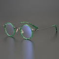 Luxury Women Pure Titanium Acetate Optical Frames Eyewear Eye Glasses Japanese Design Handmade Optical Glasses Smaller s