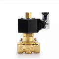 2W Normal Open Series 2/2 Ways 3/8 Inch Dc24v Brass Pilot Operated Normal Open High Temperature Air Control Solenoid Valve