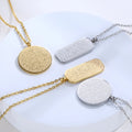 18K Gold Silver Arabic  Necklace Religious Jewelry Stainless Steel  Islam Muslim Pendant Necklace