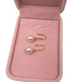 AAA Nature Perfect Round Freshwater Pearl 925 Silver Earringfashion Design Round Pearl Earrings for Wedding 9-10 mm Pearl