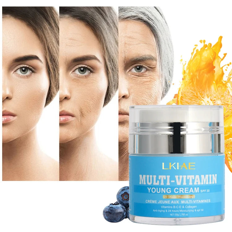Hot Sale Organic Vitamin C Chinese Best Quality Fast Super Black Skin Face Bleaching Cream Whitening for Women