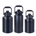 High Capacity 64oz 128oz 1gallon Powder Coated Stainless Steel Sports Metal Water Bottle with Screw Lid Handle
