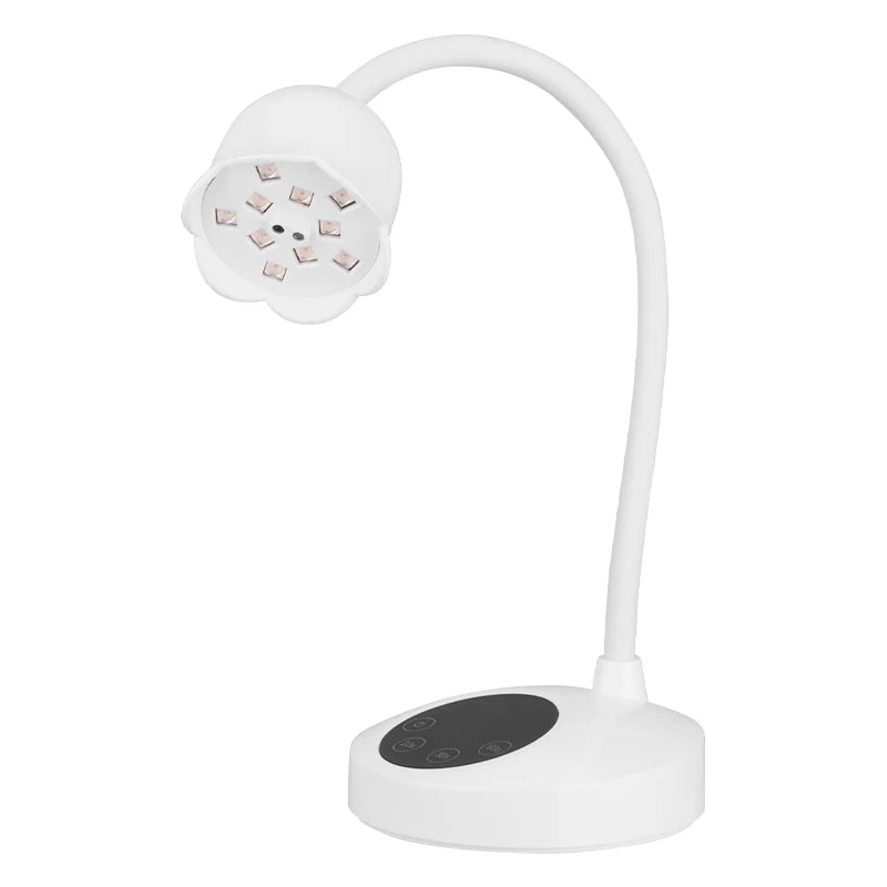 LingHua Shape Rechargeable 20W LED UV Nail Lamp for Home & Salon Use Portable Professional Manicure & Gel Polish Curing Lamp