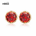 Wholesales Women Round Brilliant Zircons Shine Stud Earrings Cartilage Earrings Gifts