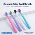 Wholesale Colorful Ultra Soft Bristle Adult Toothbrush Custom Color Gentle Cleaning for Sensitive Teeth Soft Toothbrush OEM ODM