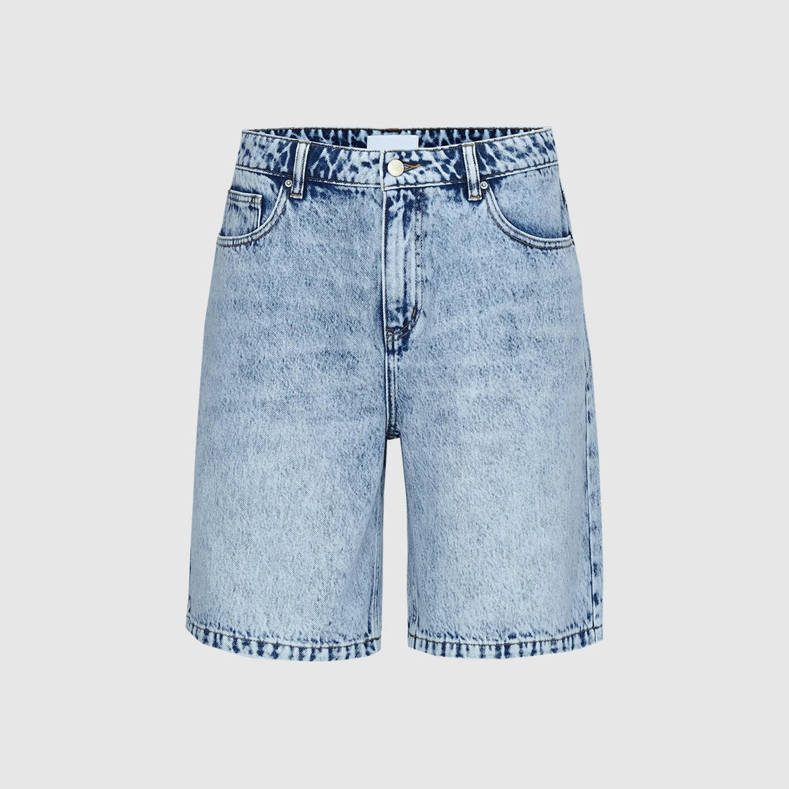 Wholesale Mid Waist Men's Summer Jeans Micro Spring Wash Casual Shorts Breathable Canvas Fabric with Lace Decoration