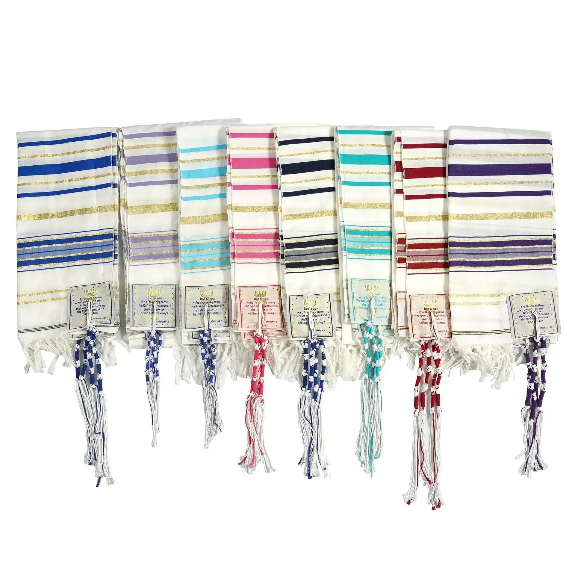 Israeli Kosher Jewish Messianic Prayer Shawls Christian Polyester Talit Dejewish Tallit Prayer Scarves Wih Bag