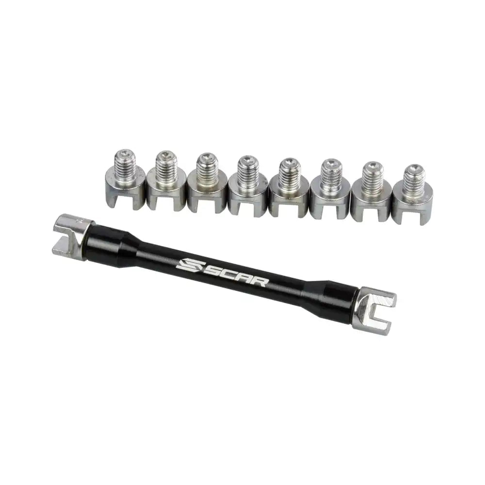 Multifunctional Scar Spoke Wrench Tool