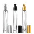 Thick Bottom Round Cylinder Refillable Glass Perfume Pump Sprayer 10ml Empty Spray Bottle with Screen Printing Carton Packed