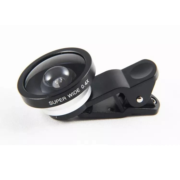 Factory Price Fish Eye 0.4X Micro Lens Kits Clip Factory Price Universal Super Wide Angle Mobile Phone Camera Lens