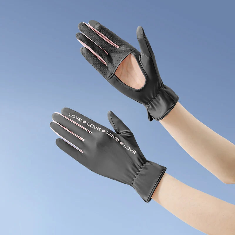 Cheap Women UV protection Car Driving Summer Gloves