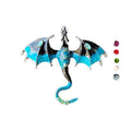 6 Colors Wholesale Vintage Punk Brooch Dragon Pins for Jewelry Accessory Gift