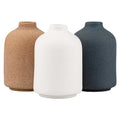 Modern Rustic Farmhouse Decorative Vase Pampas Grass White Ceramic Vase Luxury Nordic Classic Small Flower Set for Home