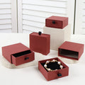 Red Luxury Silk Screen Printed Paper Jewelry Boxes for Storing Perfume and Other Luxury Items