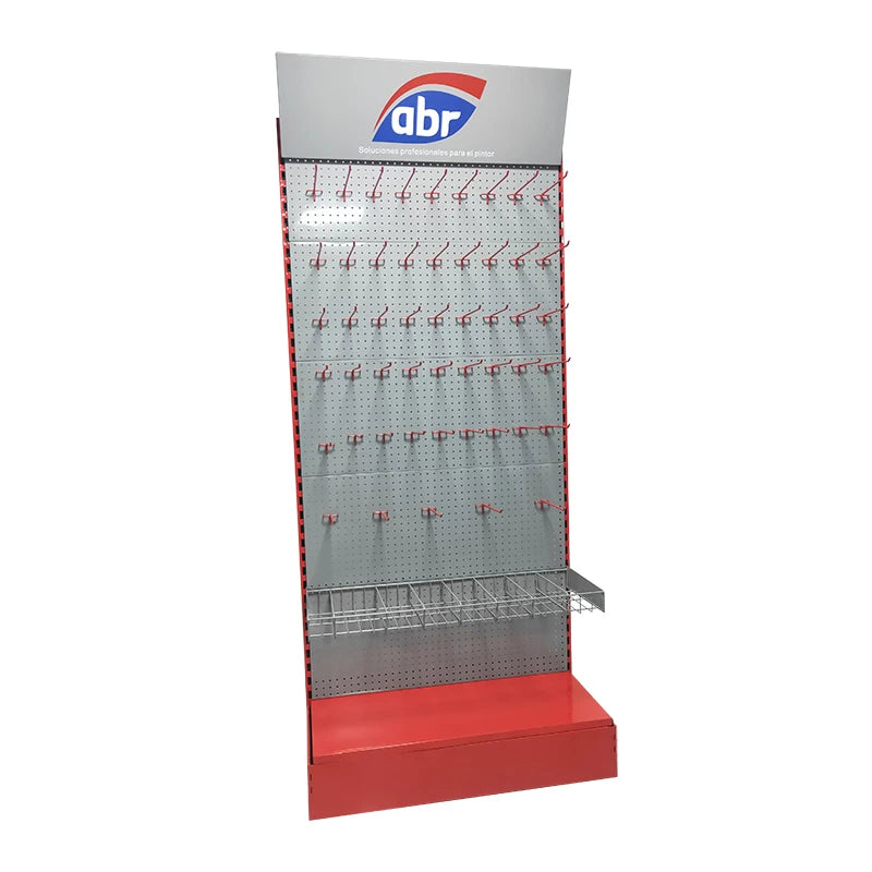 Hot Sale Factory Direct Racks for Car Accessories Display Stand with Hooks and Basket