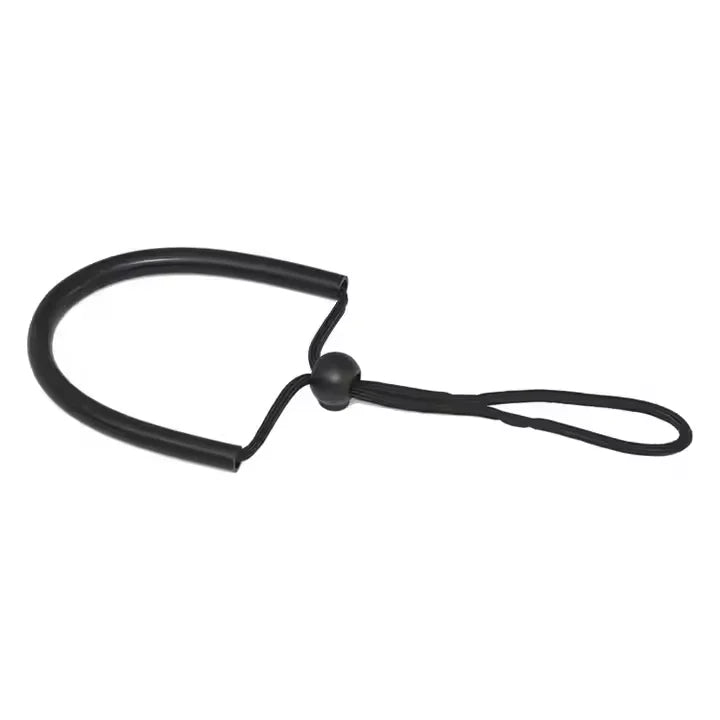 Black Rope Safety Scuba Diving Adjustable Hand Wrist Strap Lanyard with Loop