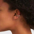 No Piercing Ear Hole Geometric Stainless Steel Cuff Earrings for Men Women