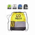 210D Polyester Zipper Closure Medium Handled Gym Backpack New Designer's Classic Sports String Bag Personalized Front Shopping