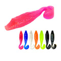 Factory Afishlure TPE Soft Frog Floating Fishing Lure 100mm 13g 3pcs Black Fish Lure  Lifelike Soft Crocodile Fishing Frog