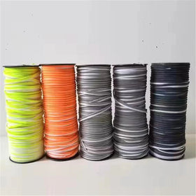 Custom High Visibility Reflex Reflectivo Piping Edge Braid Trim Tape Fabric Reflective Binding Piping