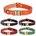 Luxury Pet Collars Genuine New Leather Pet Collar