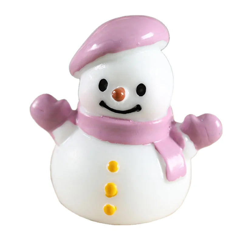 New Cute Snowman Santa Claus Decoration Micro Landscape DIY Bonsai Decoration for Christmas