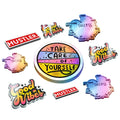 Custom Waterproof Sticker Vinyl PVC Die Cut Sticker Logo Label Customised UV Print Sticker