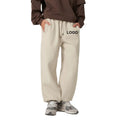New Women Winter Custom Logo Sweatpants 350gsm Heavyweight Drawstring Sweatpants Fleece Jogger Pants Men Pants