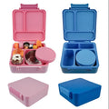 Factory OEM Plastic Lid 1800ml Leak-Proof BPA Free Easy Open One Clip Portable 4-Compartment Dishwasher Safe Soup Bento Box
