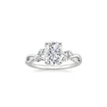 18k Solid Gold Jewelry Four Claw Set DEF Color Cushion Engagement Moissanite Ring