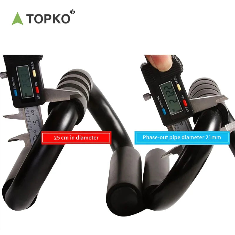 TOPKO Hot Sales Steel  Push up Stand Dip Bar Muscle Strength Exercise Bars Parallel Push up Bar for Fitness Exercise