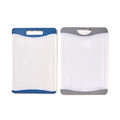 Creative Rectangle Vegetable Fruit Cutting Board Set 35x24cm Blue Gray 1.3cm Thick Eco-Friendly Non-Slip Kitchen Chopping Block