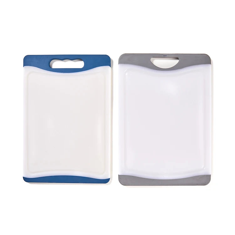 Creative Rectangle Vegetable Fruit Cutting Board Set 35x24cm Blue Gray 1.3cm Thick Eco-Friendly Non-Slip Kitchen Chopping Block