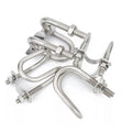 Customizable Double U-Shaped Pipe Clamp 304/201/316 Cross Buckle with Plain Finish Available in Any Size M3-M30