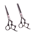 Barber Scissors 5.5'' 6" AQIABI Japan Steel Hair Scissors Black Hair Cutting Scissors Thinning Shears Black High Quality A9005