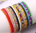 Wholesale Hot Selling Bohemian Style Glass Bead Bracelets Colorful Beaded Bracelet Gifts for Women Jewelry