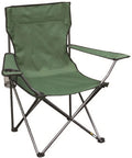 WOQI Custom Logo Iron Metal Camping Chair with Cup Holder Hot Sale Folding Outdoor Furniture for Picnics Manufacturer Wholesale
