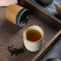 Custom Unique Vintage Ceramic Coffee Mug Espresso Cups Gradient Glazed Japanese Arabic Style Creative Pottery Clay Tea Cup Mugs