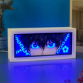 Cartoon Character Paper Carve Lamp Anime Character 3d Light Shadow Anime Figure Face Poster Paper-cut Night Light Box for Gifts