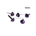 12mm Purple Handbag Purse Feet Studs Rivet Leather DIY Accessories Metal Bag Feet