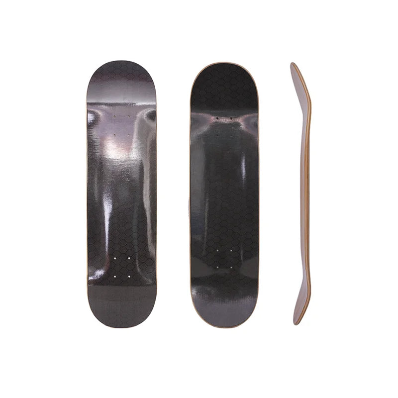 Factory Directly Sale Blank Carbon Fiber Skate Board Canadian Maple Pro Skateboard Deck