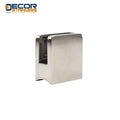 New Latest Design of Cheap Price Glass Clamp Small Square Type Flat Back Multi-Specification Safety