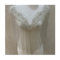 Handmade New Beaded Applique Patches Sew on Collars for Wedding Dress DIY