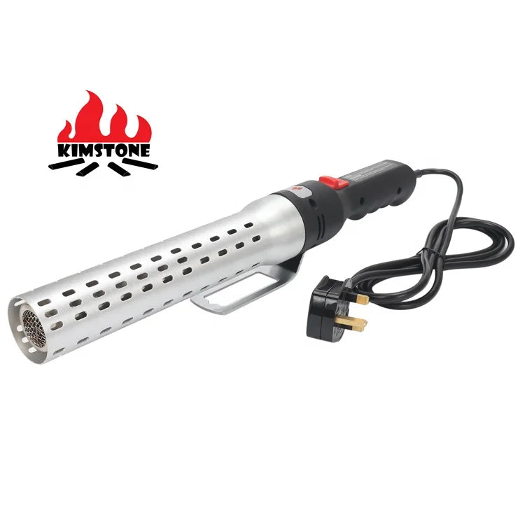 KIMSTONE Charcoal Ceramic Grill Black Electric Charcoal Starter Electric Charcoal Fire Starter