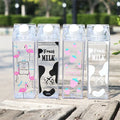 Custom Pattern Juice Reusable Beautiful Bpa-Free Cups Motivational Water Bottle 128Oz