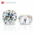 GIGAJEWE White D Color Cushion Cut Machine Cut Loose Moissanite Synthetic Gemstone Wholesale