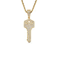 CN315 Bling Bling Brass Zircon Pendants Iced Out Hip Hop Necklace