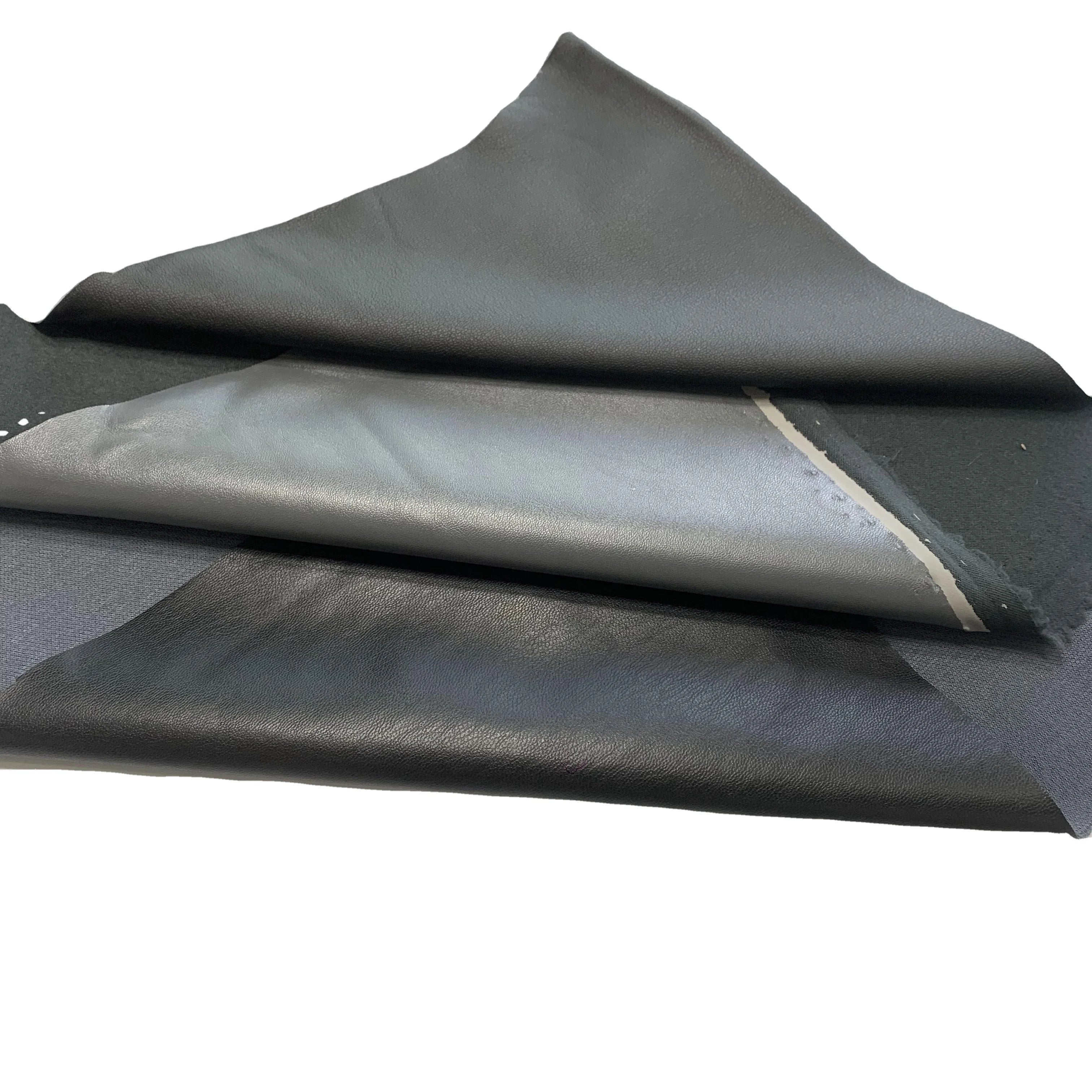 New Type of Vegan Leather Made by Bamboo Fiber for Shoe and Garment Materials