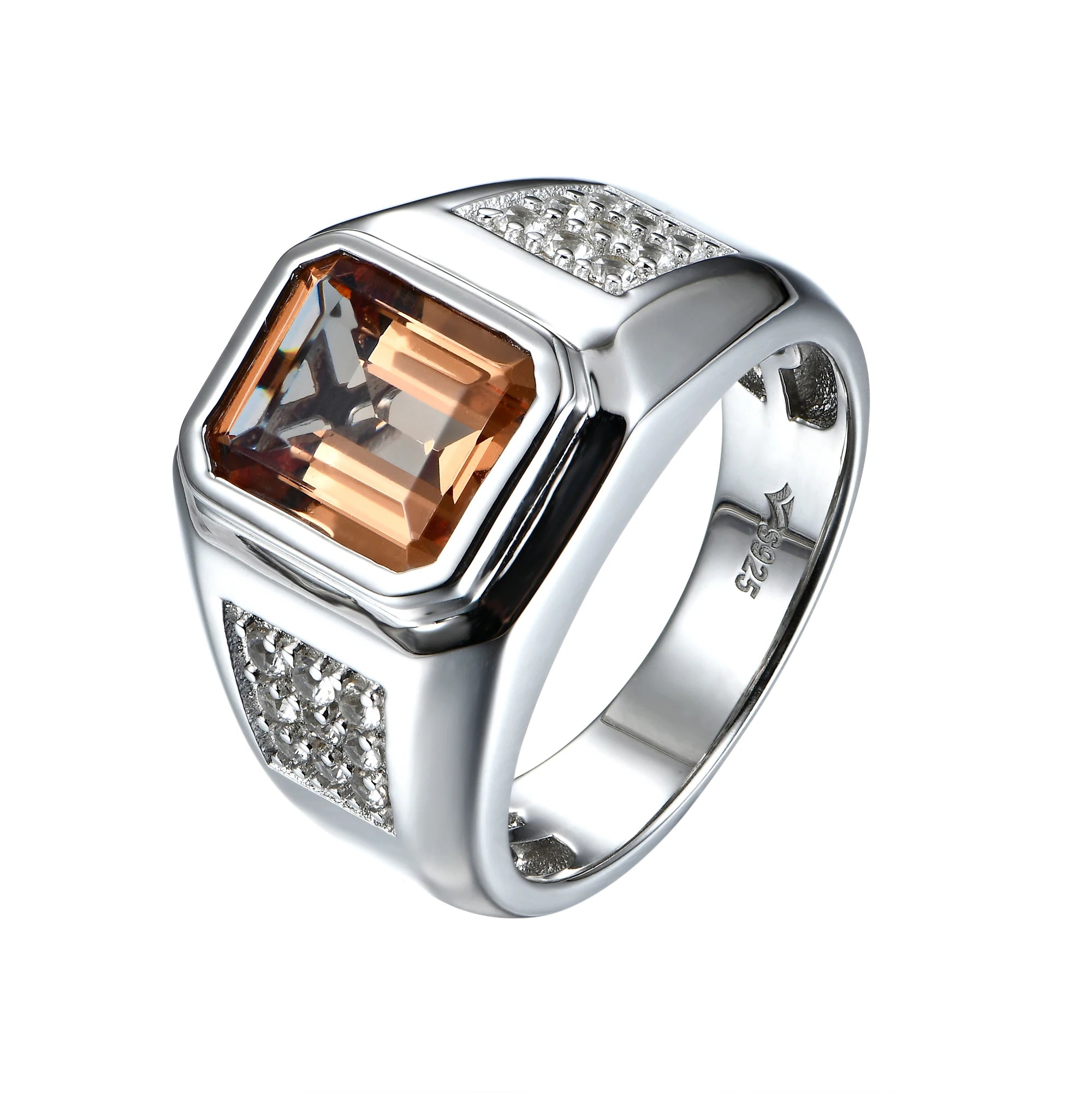 Turkish Diaspore Solitaire Sterling Silver Women Ring Created Diaspore Color Changes Stone Wedding Birthday Gifts