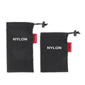 Manufacturer Eco Friendly Nylon Custom Cheap Price Printed Logo Mini Drawstring Cosmetic Bag Black Drawstring Gift Bag